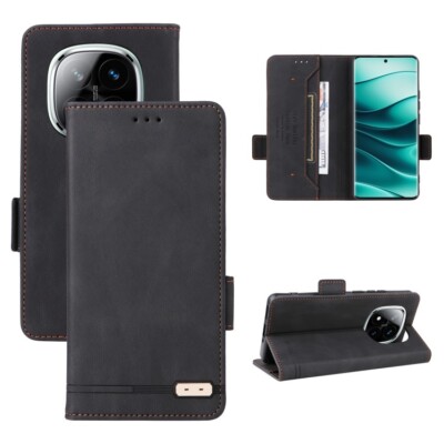 For Redmi Note 14 Pro / Note 14 Pro+ 5G Magnetic Clasp Leather Phone Case Cover