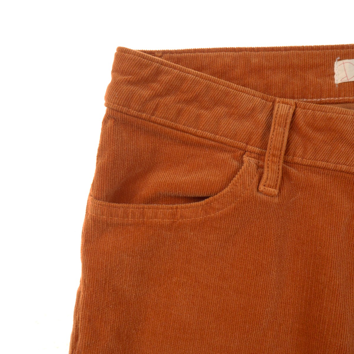 ポ*☆様 Orangecolor Kasuri Pants Made In It Denim Mania Skinny Orange Corduroy Pants Womens 25 Made in