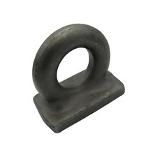 Weld On Deckplate Lashing Ring 1/2'' 3.5T Proof Load (Eye Plate Oblong Base)