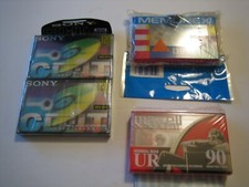 LOT OF 4 AUDIO CASSETTE TAPES, Mixed Brands