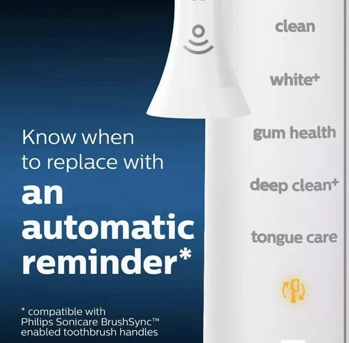 Philips Sonicare C3 Optimal Premium Plaque Bürstenköpfe HX9044 4/8x Schwarz Weiß - Foto 23 di 37