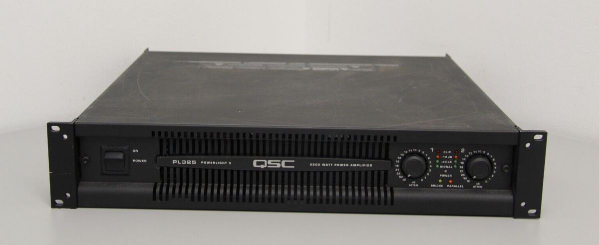 QSC PL325 Powerlight 3 Series Two-Channel Power Amplifier | eBay