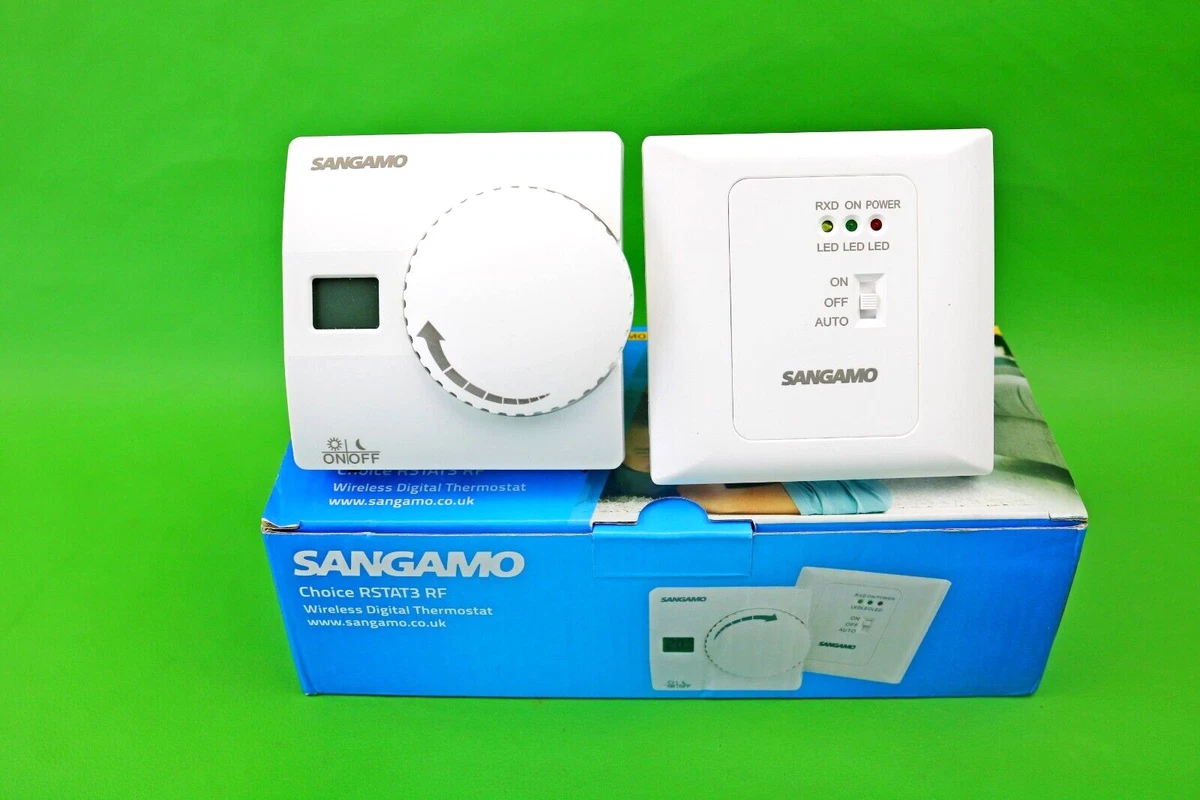 Sangamo Choice RSTAT3RF Wireless Digital Room Thermostat | eBay