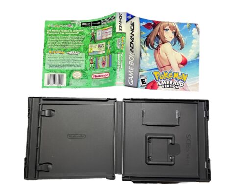 Pokémon Emerald Game Boy Advance DS Game Case Custom Cover Art - NO GAME INC - Picture 3 of 3