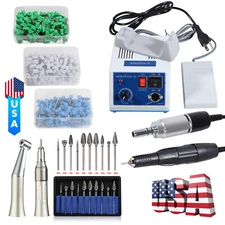 Marathon Dental Lab Micromotor Drill Polisher Machine N3/35K RPM Handpiece/10Bur