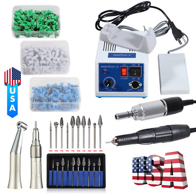 Marathon Dental Lab Micromotor Drill Polisher Machine N3/35K RPM Handpiece TXX
