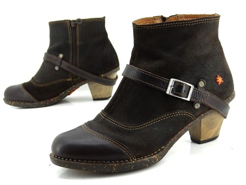 Art A. R.t Bottes Hiver Chaussures Bottes Chaussures Taille 40 Cuir Braun - Photo 1 sur 12