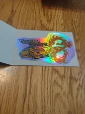 2002 Prism Vending Machine Sticker NOS. -  ZUM . UNLEASH THE BEAST STC