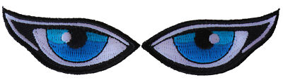 Iron on Blue Eye Patches- 2x0.8 inch - P6234