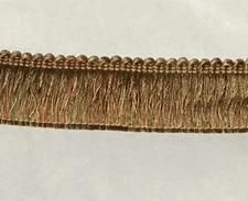 LLX05 Upholstery Fringe Brush Buillion Trim Chainette Window Skirts 2 inch 12 Yd