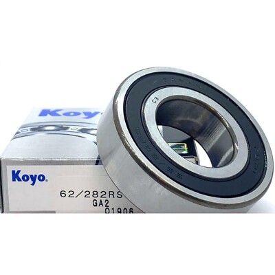 NEW 62/28 2RS C3 KOYO DEEP GROOVE BALL BEARING, RUBBER SEALED 28x58x16 mm