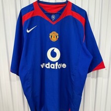 Manchester United 2004/2005 Away Jersey Nike Total 90 Size XL