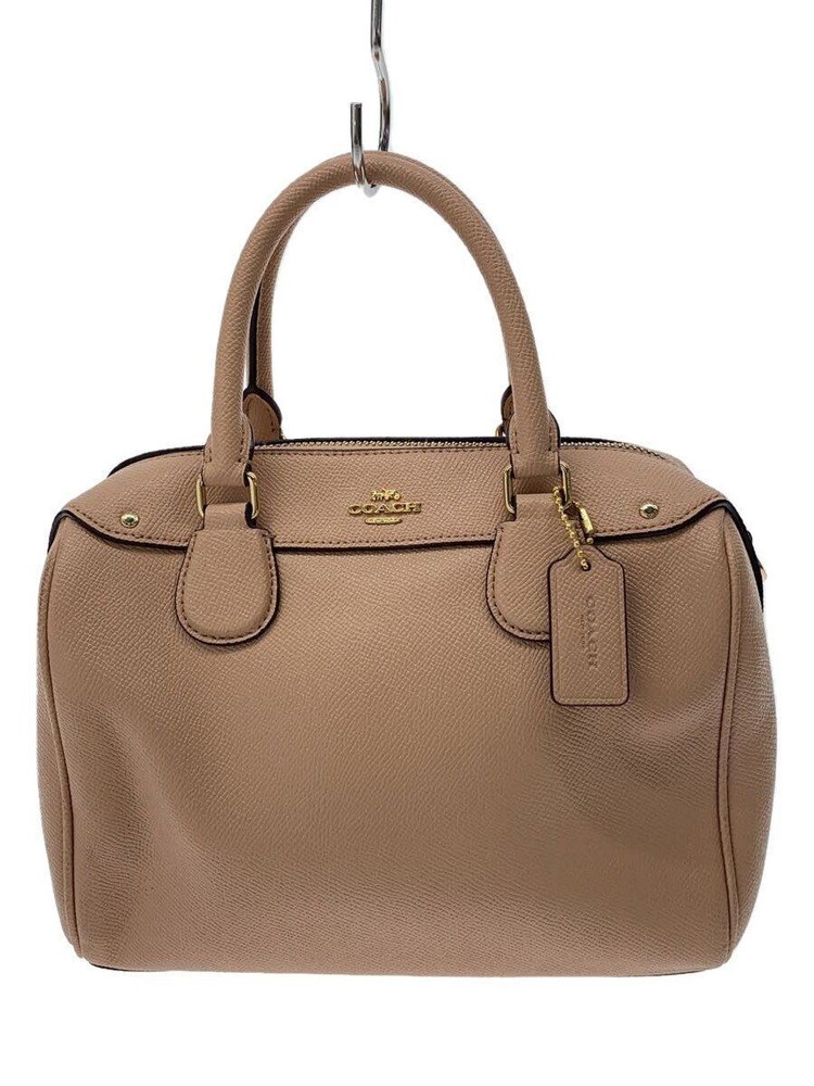 COACH SHOULDER BAG Beige F57521 Used