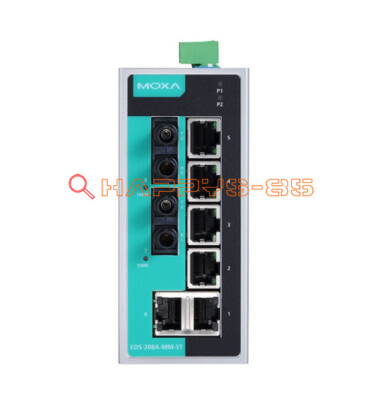 1PCS MOXA EDS-208A-MM-ST 2 Optische 6 Elektrische Industrielle Ethernet Schalter