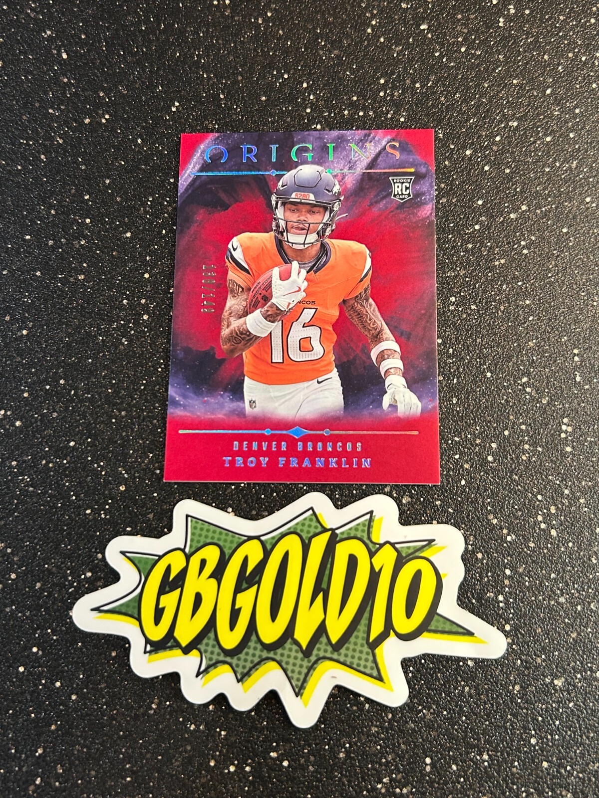 2024 Panini Origins - Rookies Troy Franklin #113 (RC) Red /149