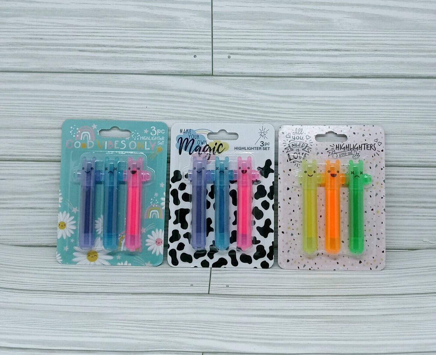 S 3 Pc Set Kawaii Design - 3 Packs