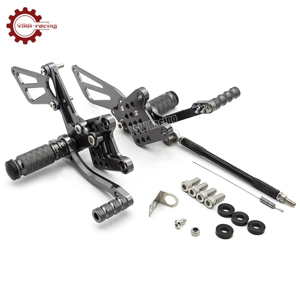 Juego de clavijas de pedal para Suzuki GSXR600 GSXR750 1996-2005 2002 2003 Foto 4 de 4