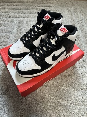 Nike Dunk High Panda Sneaker, Größe 42 Schwarz Weiß