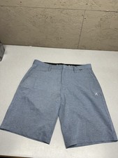 Hurley Hybrid Walk shorts Heathered Blue Gray Color Men's 32