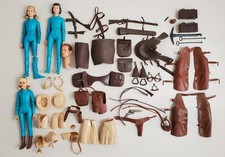 MARX Josie Janice Johnny West Figures Large Accessory Lot BEST OF THE WEST