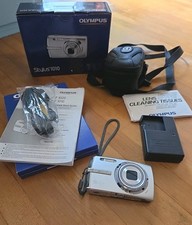 Olympus Stylus 1010 Camera Charger Memory Card Bag Tested Works Read Description