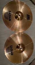Sabian B8 14"/36 cm Hi-Hat Cymbals Pair 2x Percussion USED FOR 2 WEEKS MAX  