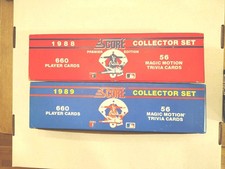 1988 & 1989 Score Baseball Complete Sets 660 Cards + 56 Magic Trivia In Each Set