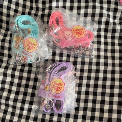 Chupa Chups Rilakkuma Strap Set of 3   Light Blue