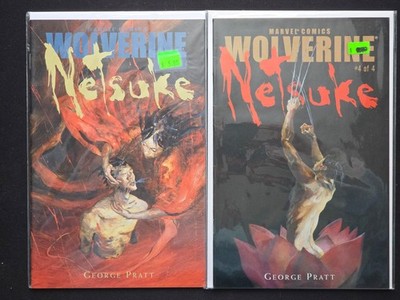 (LOT 2) Wolverine Netsuke #s 3 & 4 Marvel Comics 2002 VFNM