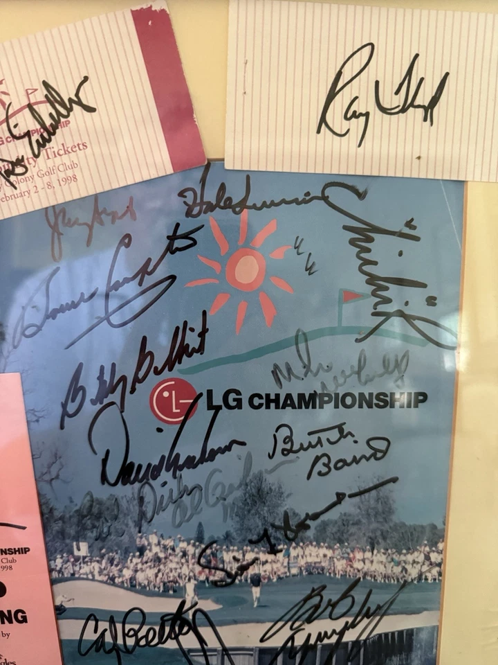 1998 年 LG 冠军 SR PGA 计划和 4 张门票带亲笔签名、HALE IRWIN、佛罗里达 — 第 3/4 张图片