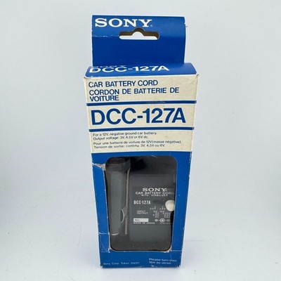 NOS Sony DCC-127A Automobile Bayonet Cigarette Power Adapter For ICF-2010