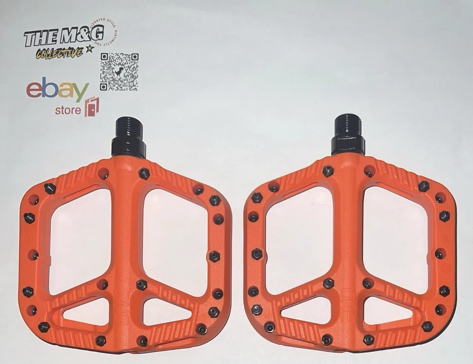 Pedales de plataforma compuestos OneUp Components (par) - Naranja - Nuevos en caja Foto 2 de 4