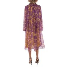 Burberry Rose Print Silk Dress - Image 4 of 4
