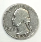 1953 Washington Quarter - Free Shipping