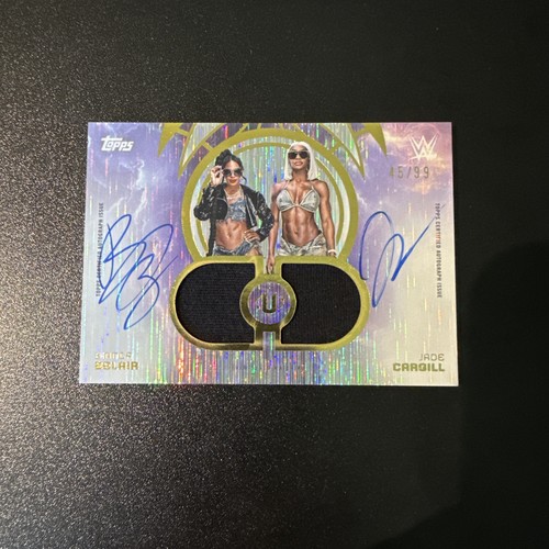 Bianca Belair/Jade Cargill #TTA-BC 2025 Topps Universe WWE Tag Team Dual Autograph card