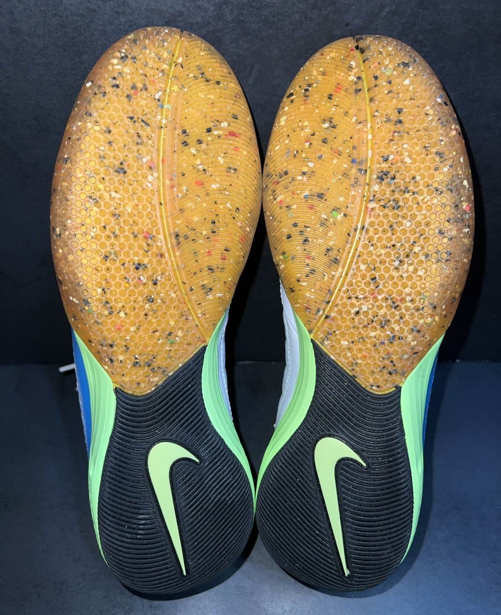 Sz 6.5 - NIKE MENS LUNARGATO II IC WMNS 8 'BLACK LIME GLOW LT