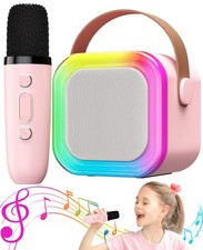 Karaoke Machine for Kids Microphone Gifts for Teen Girls Toys Age 6-8 for Kid...
