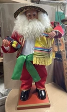 Mexican Santa 11”  Christmas Kurt S Adler Fabriche