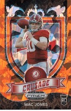 2021 Panini Prizm Draft Picks - MAC JONES ORANGE ICE CRUSADE