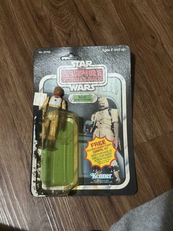 Original Star Wars Empire Strikes Back Bossk Kenner 1980 MÁS 3 figuras de acción Foto 2 de 4