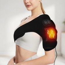3 In 1 Electric Heated Shoulder Massager Brace with Vibration Joint Pain Relief