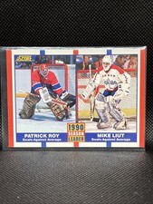 1990-91 Score Patrick Roy/Mike Liut Hockey Cards #354     