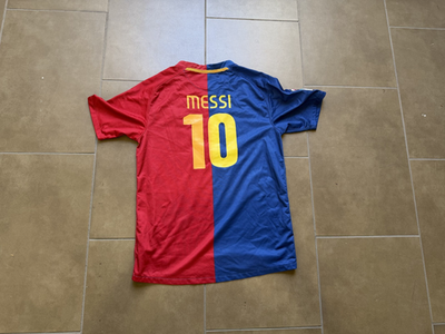 FC Barcelona 2008/09 Home Jersey Nike Messi #10 Youth XL | eBay