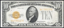 US Paper Money 1928 $10 Gold Certificate Gem CU Note NO RESERVE!