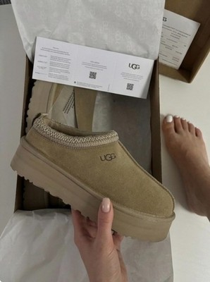 UGG Tazz Senfkörner Damen 40EU 9W Plateau-Hausschuhe 1122553-MDSD inkl. RECHNUNG