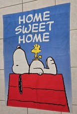Snoopy Woodstock House Outdoor Flag  - Home Sweet Home - 40"x28" - Peanuts