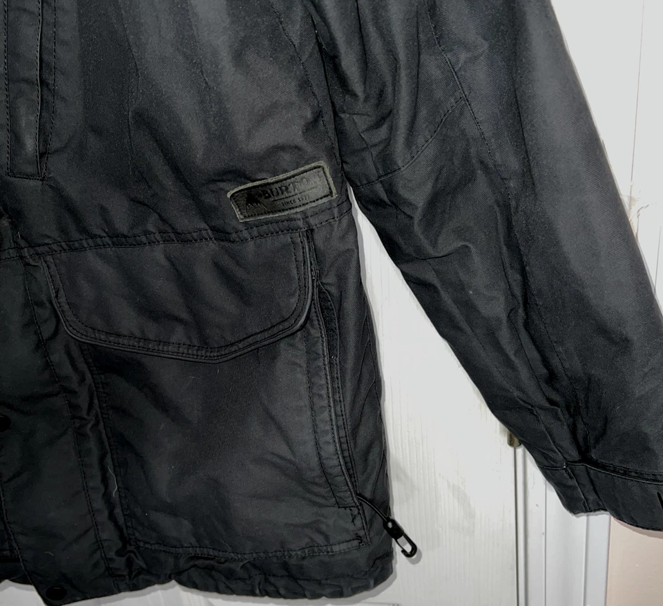 Men Sz Large Burton MB Folsom Jacket Gray Snowboard Ski Parka Coat Waterproof - Image 2 of 4