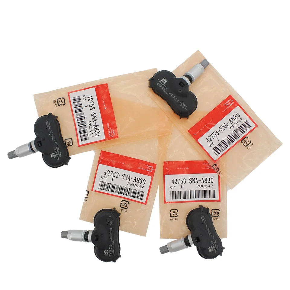 4PCS 42753-SNA-A830-M1 OEM TPMS Tire Pressure Sensor For Honda CRZ Odyssey Foto 3 de 4