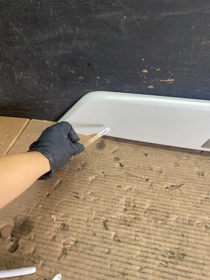 2007 to 2013 Mitsubishi Outlander Rear Hatch Tailgate Trim Molding OEM S5642 DG - Image 4 of 4