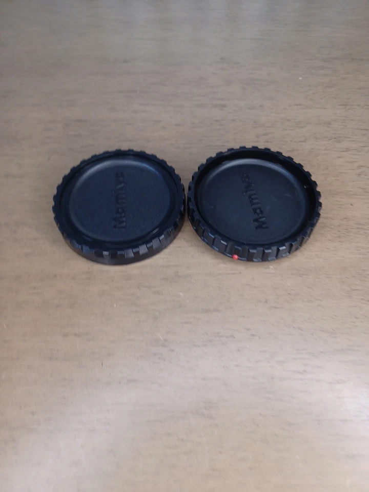 OEM Mamiya M645 Body Cap + Rear Lens Cap for (645J, M645, 1000, Pro, TL) MINT - Image 4 of 4